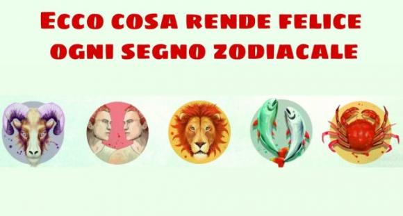 Oroscopo: ecco cosa rende felice ogni segno zodiacale