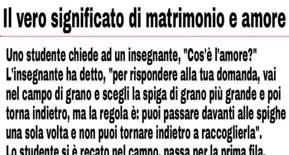 Questa bella conversazione tra uno studente e un insegnante ti farà capire cos’è il vero amore