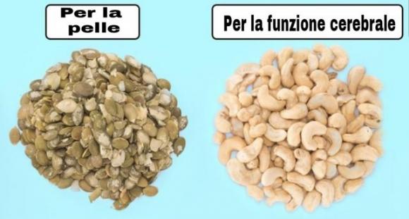 13 semi e frutta secca da mangiare ogni giorno per rimanere sani e in forma