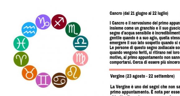 Questi 4 segni zodiacali vivono male i primi appuntamenti (sono i più ansiosi)