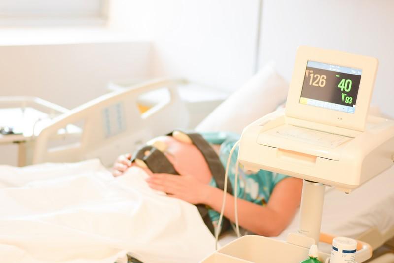 Una volta giunti in ospedale vengono monitorate le contrazioni