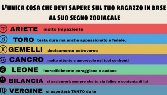 L’unica cosa che devi sapere sul tuo ragazzo in base al suo segno zodiacale