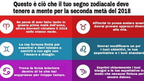 Questo è ciò che il tuo segno zodiacale deve tenere a mente per la seconda metà del 2018