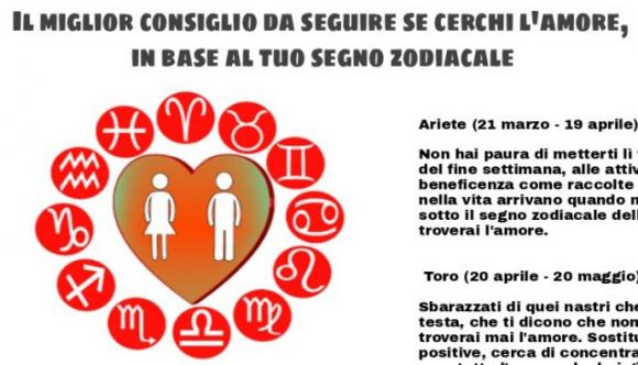 Il miglior consiglio da seguire se cerchi l’amore, in base al tuo segno zodiacale