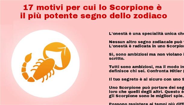 17 motivi per cui lo Scorpione è il più potente segno dello zodiaco