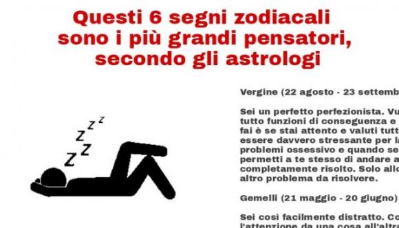 Questi 6 segni zodiacali sono i più grandi pensatori, secondo gli astrologi