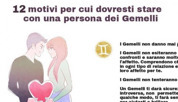 12 motivi per cui dovresti stare con una persona dei Gemelli