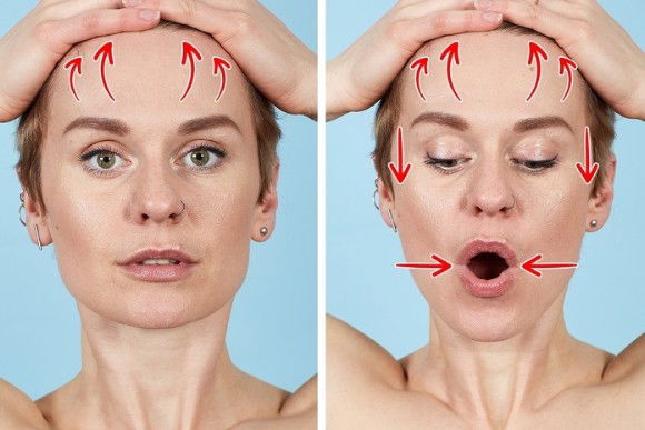 7 esercizi efficaci per sbarazzarsi delle rughe in 12 minuti
