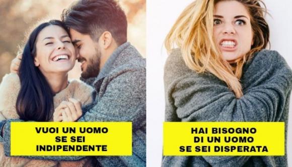 Queste sono le differenze tra volere un uomo e aver bisogno di un uomo