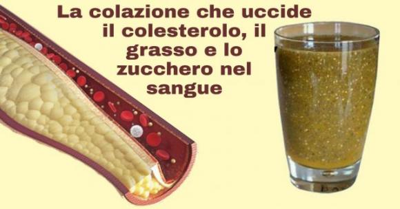 La colazione che uccide il colesterolo, il grasso e lo zucchero nel sangue
