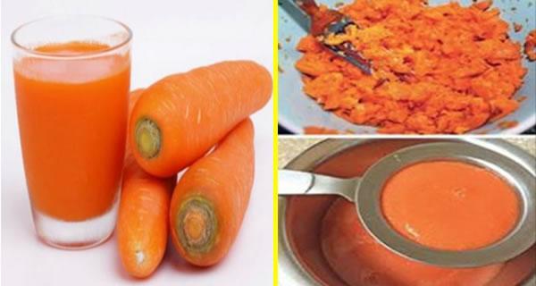 Questo sciroppo naturale alla carota elimina il raffreddore e pulisce i polmoni in meno di un giorno
