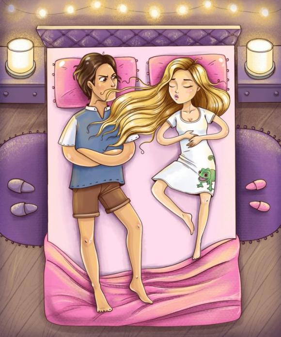 Come dormi con il tuo partner? Ecco 9 posizioni che possono rivelare molto sulla tua vita amorosa