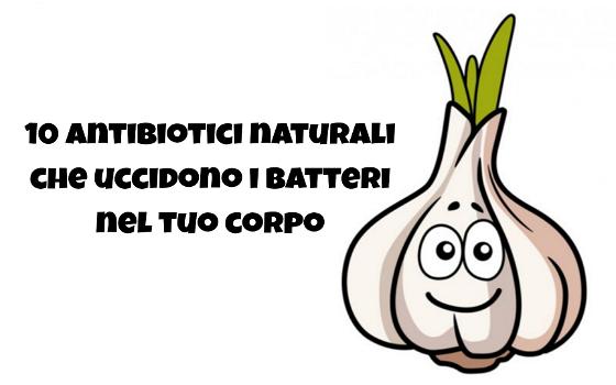 10 antibiotici naturali che uccidono i batteri nel tuo corpo