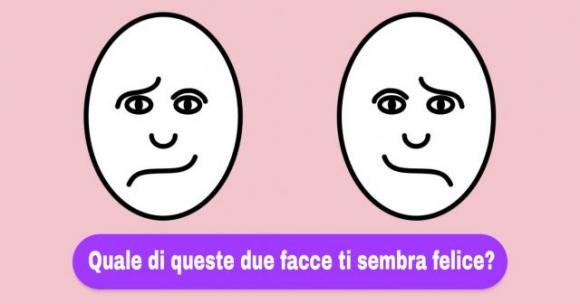 La faccia che scegli può rivelare molto sulla tua personalità