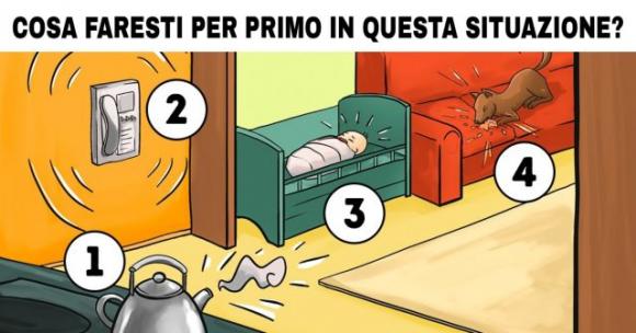 Cosa faresti per primo in questa situazione? Scopri cosa è veramente importante per te