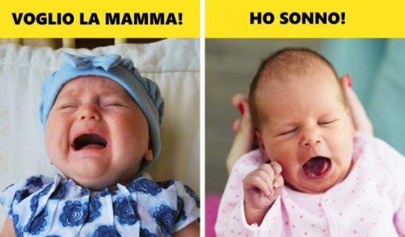Tre modi con cui i neonati cercano di comunicare i propri bisogni senza saper parlare