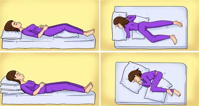 Mal di schiena: le migliori posizioni per dormire bene e senza dolore