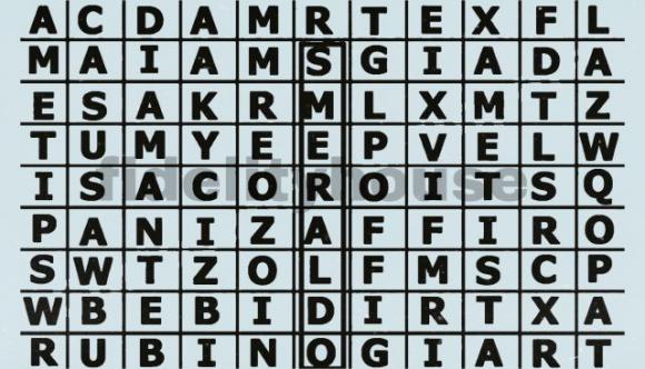 La prima pietra preziosa che riuscirai ad individuare in questa zuppa di lettere, rivelerà i tratti segreti della tua personalità