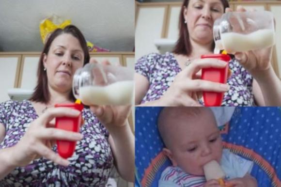 Troppo caldo, una mamma ha inventato il ghiacciolo al latte materno per mantenere fresco il suo bimbo