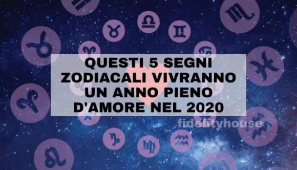 Questi 5 segni zodiacali vivranno un anno pieno d’amore nel 2020