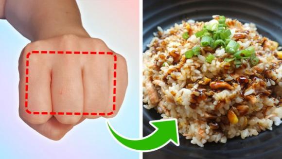 La nostra mano può dirci qual è la giusta quantità di cibo che possiamo mangiare. Scopri qual è la tua porzione ideale