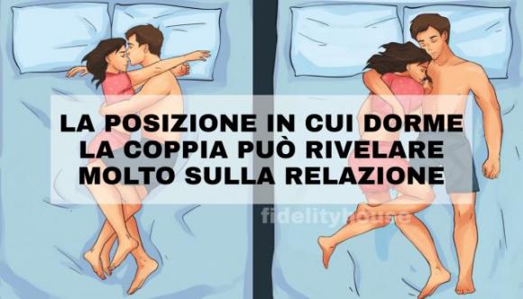 La posizione in cui dorme una coppia può rivelare molto sulla relazione. Come dormi con il partner?