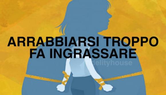 È confermato: arrabbiarsi troppo fa ingrassare. Un noto nutrizionista ci spiega perché