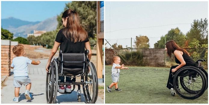 Laura Miola, la mamma in sedia a rotelle ed influencer di positività