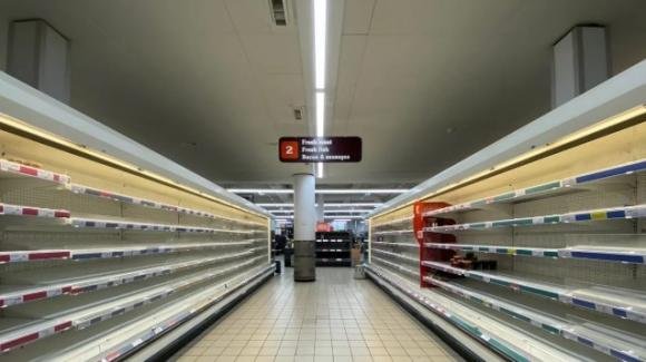Il report choc, supermercati e scaffali vuoti