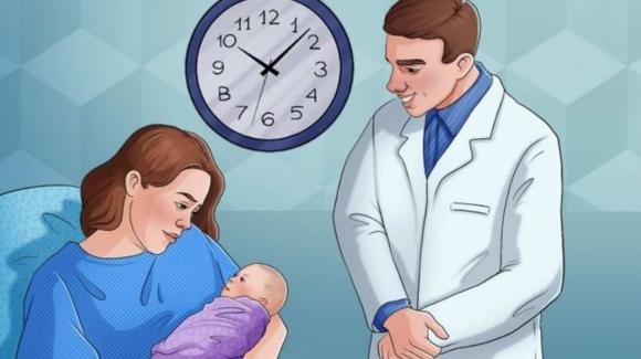 Una donna ha appena partorito e stringe il suo bebè, ma c’è un errore clamoroso! Sai risolvere l’enigma quiz?