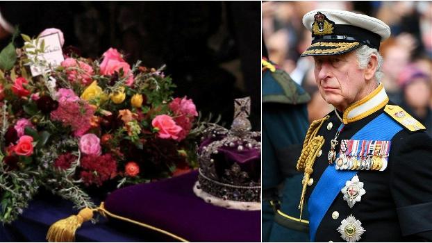 Funerali Regina Elisabetta II, il biglietto sulla bara della sovrana scritto da Re Carlo