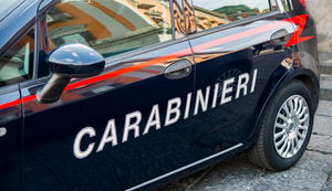 vehicle of the Italian Carabinieri police forces