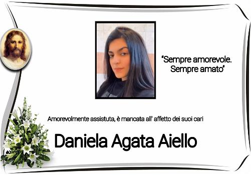 Daniela Agata Aiello è morta a soli 17 anni tra le braccia dei suoi cari