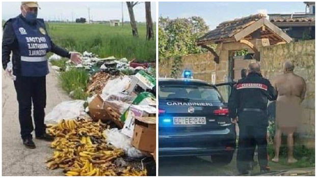 Va dalla sua ex e scarica sotto casa sua 100kg di banane