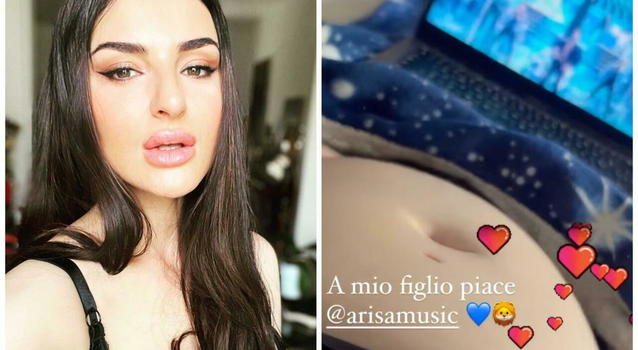 Arisa, il lieto annuncio sui social: “A mio figlio piace..”