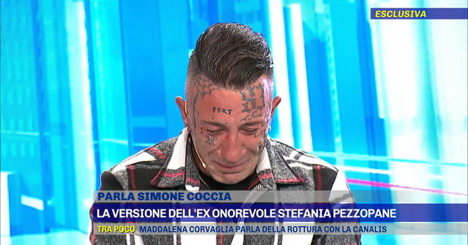 Simone Coccia, lacrime in diretta Tv: “Il giorno di San Valentino..”