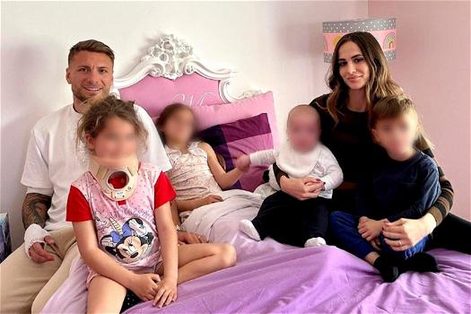 Ciro Immobile spunta fuori la prima foto con le figlie dopo l’incidente