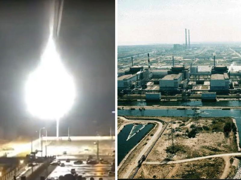 La centrale nucleare ucraina di Zaporizhzhia, la più grande d'Europa