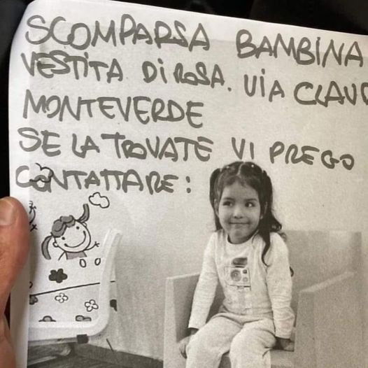 A Firenze scomparsa bambina di 5 anni, continuano le ricerche in tutta la  città | Vanity Fair Italia