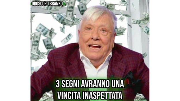 Branko ne è certo, una vincita inaspettata: soldi in arrivo per questi 3 segni