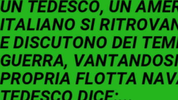 Un tedesco, un americano e un italiano si ritrovano in un bar