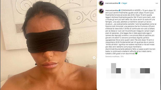 Carolina Marconi, il terribile annuncio è un colpo al cuore per i fan