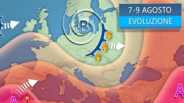 Meteo della settimana dal 7 agosto fino al 13: non ci sono buone notizie