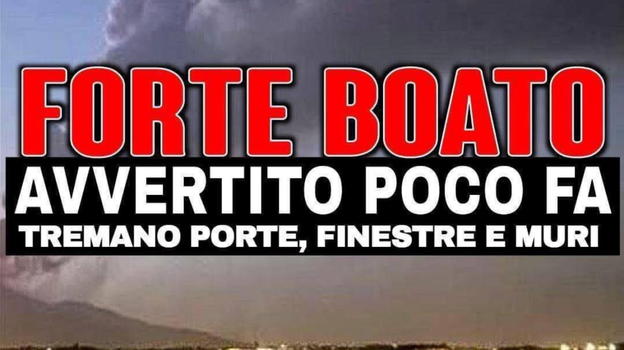 Italia, forte boato: tremano porte finestre e muri