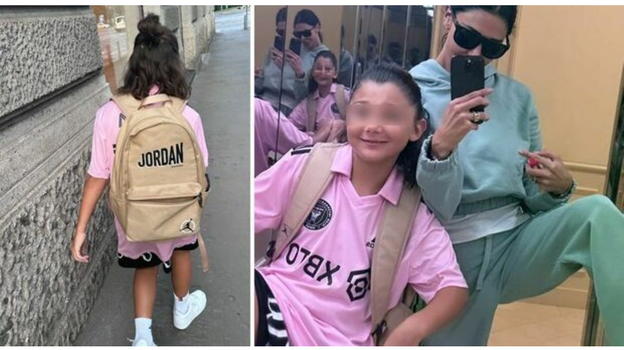 Belen Rodriguez, il primo giorno di scuola del figlio finisce male