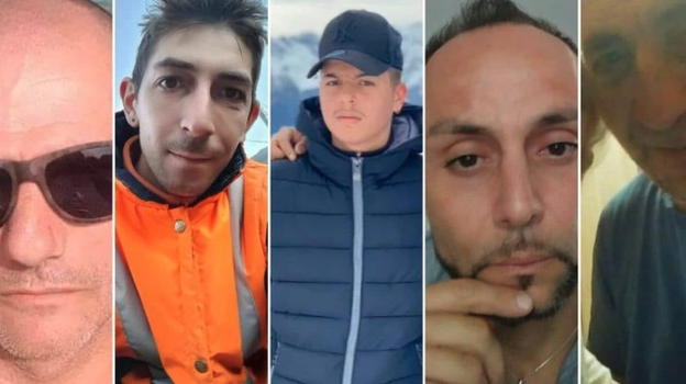 Chi erano i 5 operai deceduti investiti dal treno