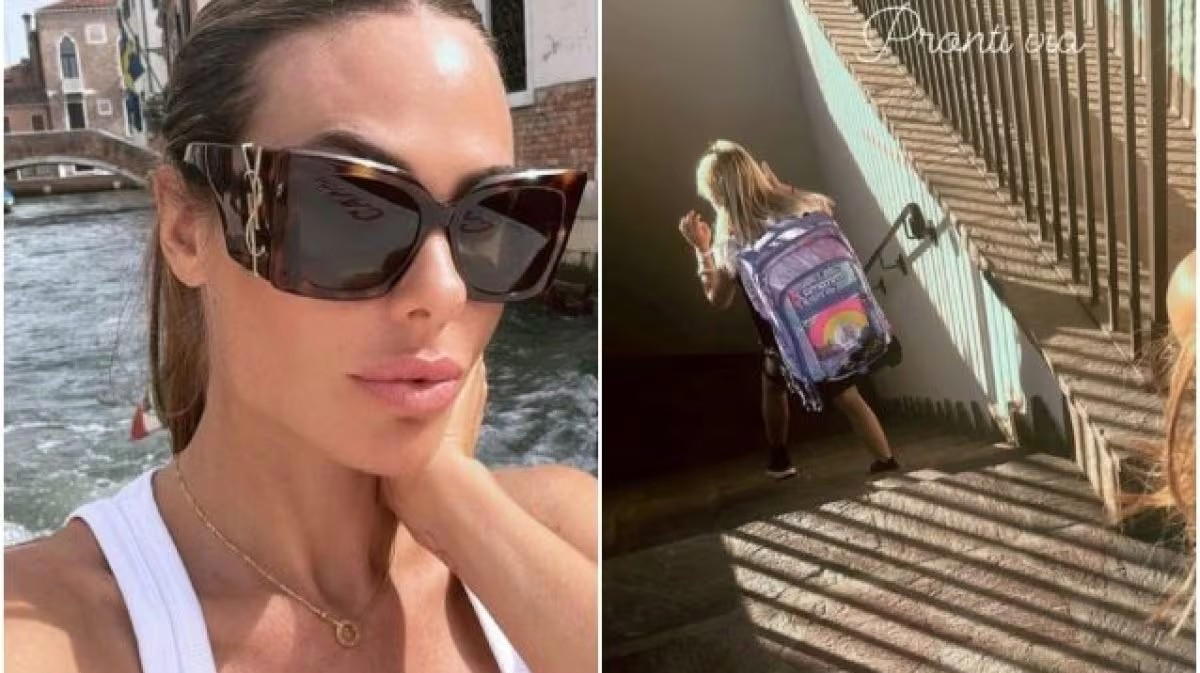 Ilary Blasi, il primo giorno di scuola della figlia finisce male