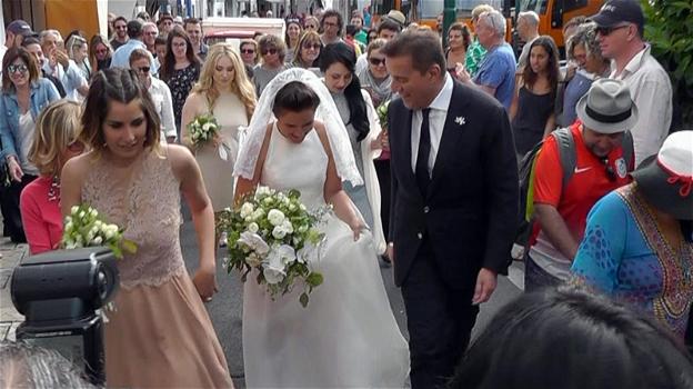 Christian De Sica, gli auguri al matrimonio della figlia: "Buona vita a voi"