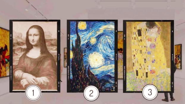 1, 2 o 3? Scegli un’opera d’arte e scopri chi sei