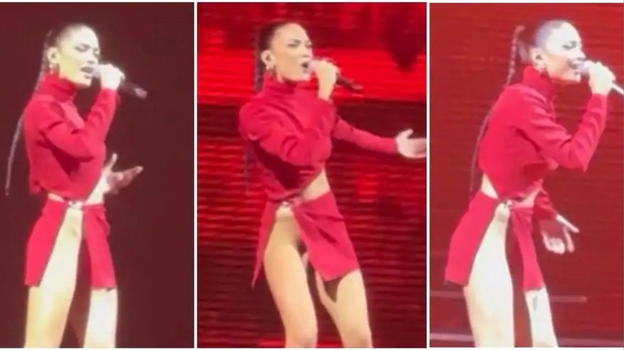 Elodie, si è visto tutto mentre era sul palco davanti a tutti!